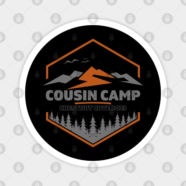 Cousin Camp Chestnut Cove 2023 Magnet by MalibuSun